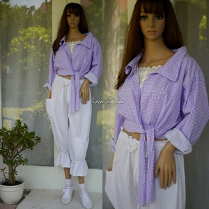 JANKA JACKET - nyári vászon kabátka  - ruha & divat - női ruha - bolero - Meska.hu