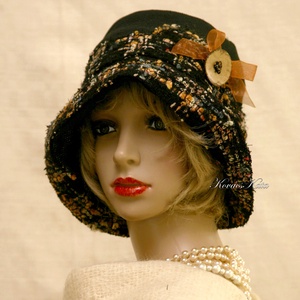 FANNI cloche - exkluzív design kalap - ruha & divat - sál, sapka, kendő - kalap - Meska.hu FANNI cloche - exkluzív design kalap - ruha & divat - sál, sapka, kendő - kalap - Meska.hu