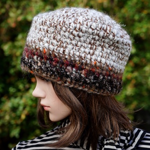 ZITA - kézműves horgolt gyapjú-kalapka - ruha & divat - sál, sapka, kendő - kalap - Meska.hu