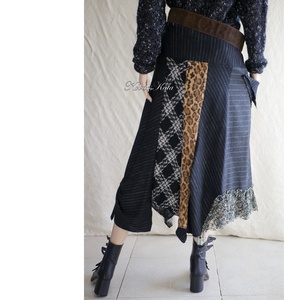 ZINA - patchwork téli design szoknya - ruha & divat - női ruha - szoknya - Meska.hu