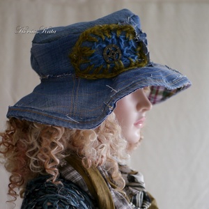 HIPPI KALAP - bohém design farmer kalap / US - ruha & divat - sál, sapka, kendő - kalap - Meska.hu