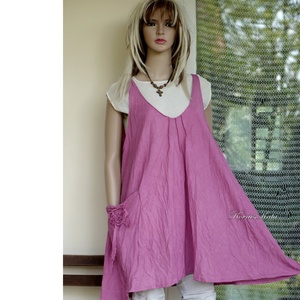 KARLA - lagenlook pántos tunika-ruha  / meggy - ruha & divat - női ruha - tunika - Meska.hu