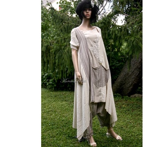 TUNÉZIA - extravagáns háromrészes lagenlook design ruha - ruha & divat - női ruha - ruha - Meska.hu