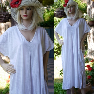 ELLA - lagenlook ingruha / puplin - ruha & divat - női ruha - ruha - Meska.hu