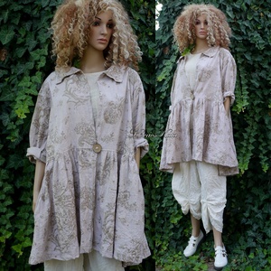 BORI XXL - lagenlook babydoll kabátka, Ruha & Divat, Női ruha, Kabát, Varrás, Meska
