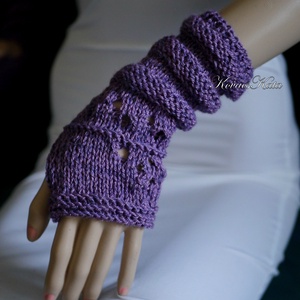 BOSZI-KESZTYŰ / BABYALPAKA-SILK - kézzel kötött exkluzív kesztyűszár, kézmelegítő / hanga, Ruha & Divat, Sál, Sapka, Kendő, Kesztyű, Kötés, MESKA