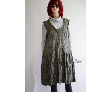GRUNGE JUMPER - lagenlook flapper ruha / keki - ruha & divat - női ruha - ruha - Meska.hu