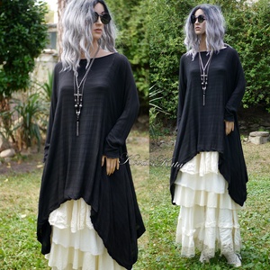 GÉSA-TUNIKA - jacquard jersey lagenlook tunika - ruha & divat - női ruha - ruha - Meska.hu