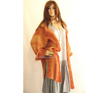 CITRUS - kézzel kötött vintage mohair kabát, kardigán - ruha & divat - női ruha - kabát - Meska.hu
