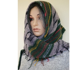 SKY KENDŐ / forest - kézzel kötött exkluzív alpaka vállkendő, sálkendő - ruha & divat - sál, sapka, kendő - vállkendő - Meska.hu