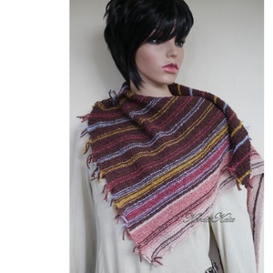 SKY KENDŐ / melankólia  - kézzel kötött exkluzív alpaka vállkendő, sálkendő - Meska.hu