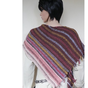 SKY KENDŐ / melankólia  - kézzel kötött exkluzív alpaka vállkendő, sálkendő - ruha & divat - sál, sapka, kendő - vállkendő - Meska.hu