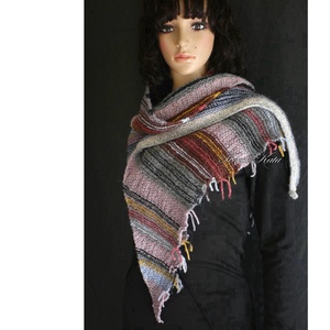 SKY KENDŐ / peru - kézzel kötött exkluzív alpaka vállkendő, sálkendő - ruha & divat - sál, sapka, kendő - vállkendő - Meska.hu