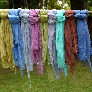 MULL-KENDŐ / darkrose - batikolt géz sál - ruha & divat - sál, sapka, kendő - sál - Meska.hu