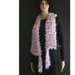 SUBA-SÁL - extravagáns sál, nyakmelegítő / púder - ruha & divat - sál, sapka, kendő - sál - Meska.hu