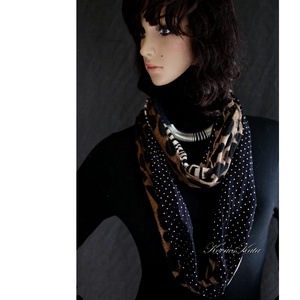 INFINITY / africa - extravagáns körsál, csősál  - ruha & divat - sál, sapka, kendő - sál - Meska.hu