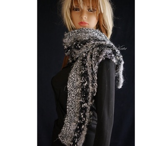 MANDRAGORA LUX - exkluzív kötött vállkendő, sálkendő - ruha & divat - sál, sapka, kendő - vállkendő - Meska.hu