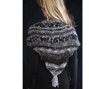 MANDRAGORA LUX - exkluzív kötött vállkendő, sálkendő - Meska.hu