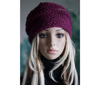 AMRY SAPI - bohém kézzel kötött gyapjú sapka - ruha & divat - sál, sapka, kendő - sapka - Meska.hu