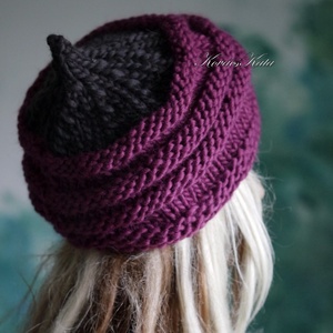 AMRY SAPI - bohém kézzel kötött gyapjú sapka - ruha & divat - sál, sapka, kendő - sapka - Meska.hu