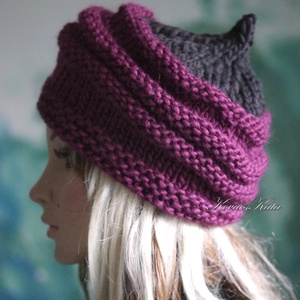 AMRY SAPI - bohém kézzel kötött gyapjú sapka - Meska.hu