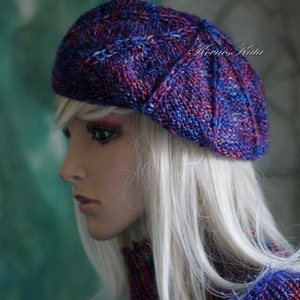 ALETTA / hexe - exkluzív kézzel kötött deluxe silk + silkmohair svájci sapka, barett - ruha & divat - sál, sapka, kendő - sapka - Meska.hu