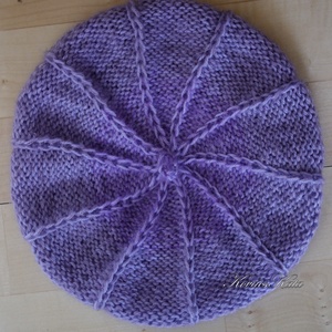 ALETTA / orgona - kézzel kötött  VIP merinó-kasmír + silk-mohair svájci sapka, barett KÉSZLETEN - ruha & divat - sál, sapka, kendő - sapka - Meska.hu