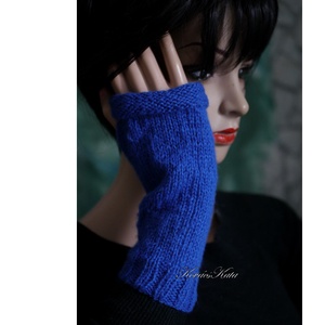 PILLE KESZTYŰ / angora - exkluzív kézzel kötött kesztyűszár, kézmelegítő /  royal KÉSZLETEN - ruha & divat - sál, sapka, kendő - kesztyű - Meska.hu