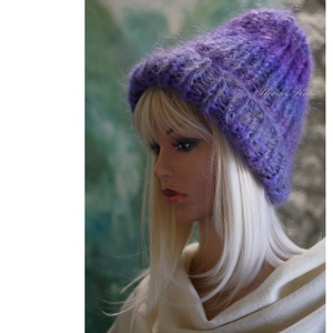 BALIBEANIE  - extravastag mohair kézzel kötött sapka / joy - ruha & divat - sál, sapka, kendő - sapka - Meska.hu