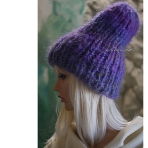BALIBEANIE  - extravastag mohair kézzel kötött sapka / joy - ruha & divat - sál, sapka, kendő - sapka - Meska.hu