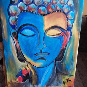Buddha -színrobbanás - Meska.hu