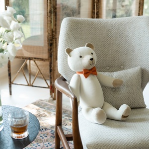 Brum Bear  fehér, kézzel készített, sorszámozott prémium teddy maci  szép ajándék lánybúcsúra, babaváróra, évfordulóra - játék & sport - plüssállat & játékfigura - maci - Meska.hu