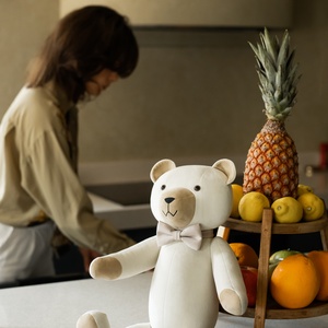 Brum Bear  fehér, kézzel készített, sorszámozott prémium teddy maci  szép ajándék lánybúcsúra, babaváróra, évfordulóra - játék & sport - plüssállat & játékfigura - maci - Meska.hu