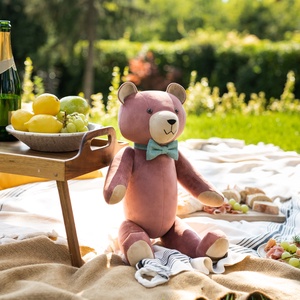 Brum Bear  rózsaszín, kézzel készített, sorszámozott prémium teddy maci  egyedi ajándék lánybúcsúra, szülinapra - játék & sport - plüssállat & játékfigura - maci - Meska.hu