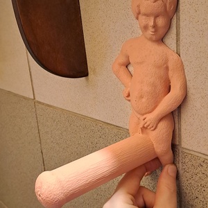 Kisfiú,vicces wc-papír tartó., Otthon & Életmód, Dekoráció, Asztal és polc dekoráció, Dekorációs tál, tartó, Mindenmás, MESKA