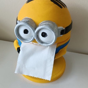 Minionos wc-papír tartó. , Otthon & Lakás, Fürdőszoba, Fürdőszobai dekoráció, Mindenmás, MESKA