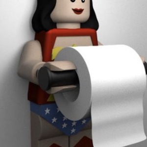 Wonder woman-os Wc-papír tartó. - Meska.hu