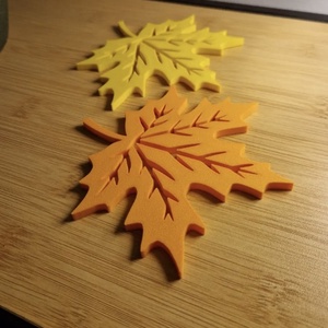 Falevél alakú,poháralátét. - otthon & életmód - konyhafelszerelés, tálalás - tálalás - tányér- és poháralátét - Meska.hu