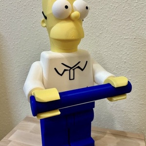 Homér Simpson, wc-papír tartó. - otthon & életmód - fürdőszoba - fürdőszobai dekoráció - Meska.hu