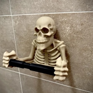 Csontvázas,wc-papír tartó. - otthon & életmód - fürdőszoba - fürdőszobai dekoráció - Meska.hu