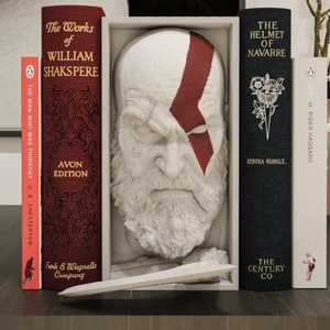 Könyv támasz,Good Of War-os., Otthon & Életmód, Dekoráció, Asztal és polc dekoráció, Könyvtámasz, Festett tárgyak, Újrahasznosított alapanyagból készült termékek, MESKA