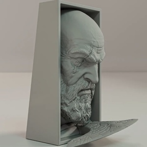 Könyv támasz,Good Of War-os. - otthon & életmód - dekoráció - asztal és polc dekoráció - könyvtámasz - Meska.hu