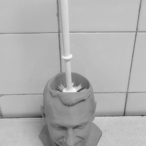 Lázár János,wc-kefe tartó. - otthon & életmód - fürdőszoba - fürdőszobai dekoráció - Meska.hu