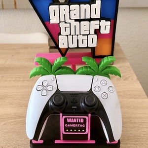 GTA VI kontroller tartó. - Meska.hu