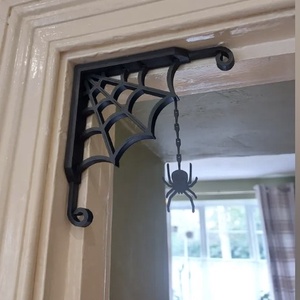 Halloweeni pók,ajtódísz. - Meska.hu