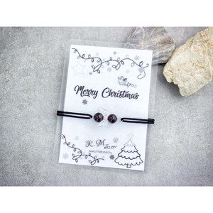 Merry Christmas gránát angyal karkötő, Ékszer, Karkötő, Karkötő medállal, , MESKA