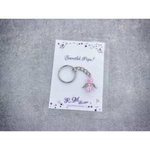 Szeretlek Papa rózsaszín angyal medálos kulcstartó, Táska & Tok, Kulcstartó & Táskadísz, Kulcstartó, , MESKA