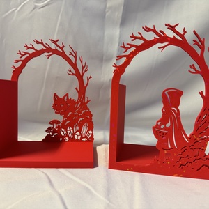 Az elveszett lány könyvtámasz � mesei 3D nyomtatott könyvtartó - otthon & életmód - dekoráció - asztal és polc dekoráció - könyvtámasz - Meska.hu