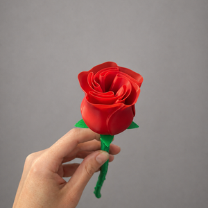 3D nyomtatott Rózsa - otthon & életmód - virágdekoráció - virágok - szálas virág - Meska.hu