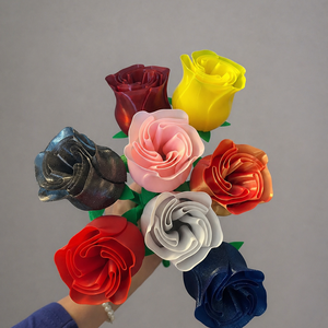 3D nyomtatott Rózsa - otthon & életmód - virágdekoráció - virágok - szálas virág - Meska.hu